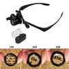 Loupe Loupe Bandeau Multifonctionnel Oeil Unique LED Réparation de Bijoutier Léger avec Lentille