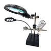 Loupe lunettes loupe 2.5X coup de main LED support de fer à souder support de réparation de soudage outils Loupe