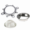 Loupe optique 44MM 60 degrés / 120 degrés haute puissance LED Lentille de lampe