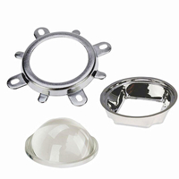 Loupe optique 44MM 60 degrés / 120 degrés haute puissance LED Lentille de lampe