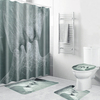 Love Kiss Rideau De Douche Imperméable Salle De Bains Tapis De Bain Tapis Tapis Toilette Couvercle Couvercle Rideau De D