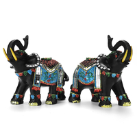 Éléphant Résine Décorations pour La Maison Droite Ou Gauche Décor À La Maison Figurines Art Artisanat Pour La Maison Pou