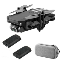 LS-MIN Mini WiFi FPV avec caméra 4K HD Drone RC pliable en mode de maintien daltitude Quadricoptère RTF deux Batter