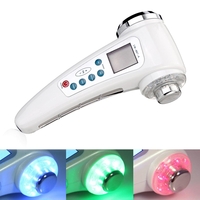 LuckyFine 4 dans 1 photon LED nettoyeur ultrasonique léger visage beauté pores de machine de nettoyage