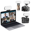 Lumière de remplissage de caméra de sport lumière de remplissage de caméra vidéo numérique avec clip pour Gopro Xiaoyi D
