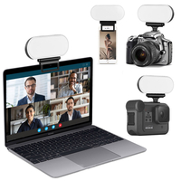 Lumière de remplissage de caméra de sport lumière de remplissage de caméra vidéo numérique avec clip pour Gopro Xiaoyi D