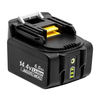 Lumière LED MAK-14.4B-Li 5.0Ah / 6.0Ah remplacement doutil électrique Batterie 14.4V outil pour Makita BL1430 BL144