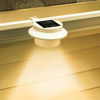 Lumière de clôture solaire LED lampe dévier étanche LED lampe dévier étanche jardin paysage éclairage veilleus