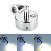 Lumières de lecture de tache du chrome LED avec le contact tactile 12V 1W pour pour le bateau de caravane / camping-car