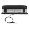 Lumières de plaque dimmatriculation de voiture de 10V-30V 6LED F5 pour le blanc de remorque de camion