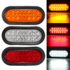 Lumières de queue en caoutchouc ovales de voiture de la voiture 12V 24LED 6Inch arrêtent la lampe de frein de tour pour