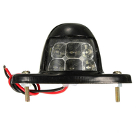 Lumières LED de plaque dimmatriculation imperméables avec le CC 12-24V de réflecteur pour le bateau de camion de re