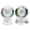Lune boule de cristal avec la base de leffet de lumière 3D gravure Colorful décorations de bureau dartisanat