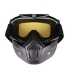 Lunettes coupe-vent ski Lunettes déquitation + masque respirant