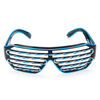 Lunettes de contrôle de la voix LED Double couleur Glow EL Lunettes Shade Light Up Clignotant Lunettes de soleil Party