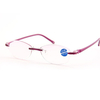 Lunettes de lecture en diamant sans cadre pour femmes,  lunettes de blocage de la lumière bleue
