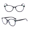 Lunettes de lecture Loupe Vintage Forme ronde Cadre Lunettes HD Lentille Lunettes de vue