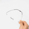 Lunettes de lecture sans bordure enroulables