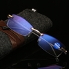 Lunettes de lecture sans diamant avec bordure anti-lumière bleue Lunettes de lecture neutres avec boîte à lunettes