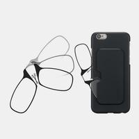 Lunettes de lecture ultra-minces légères unisexes à pince-nez Lunettes presbytes avec étui