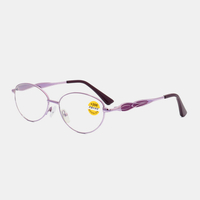 Lunettes de lecture unisexes anti-bleu en métal léger plein cadre résistant à lusure lunettes presbytes