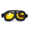 Lunettes de monture de casque de moto vintage rétro coudées Lunettes déquitation Coupe-vent Imperméable