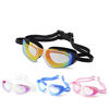 Lunettes de natation anti-buée imperméables pour adultes UV Protéger les lunettes de plongée avec boîtier