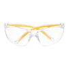 Lunettes de protection anti-UV PC Lunettes de protection des jambes jaunes pour le laboratoire