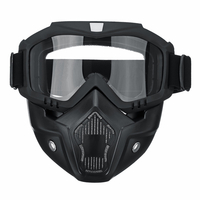 Lunettes de protection de masque de motocross de moto de protection Lunettes de cyclisme anti-vent