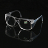 Lunettes de protection en plastique Goggles transparentes avec protection de protection latérale pour laboratoire