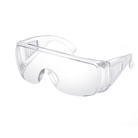 Lunettes de sécurité pliable réglable Anti-buée Anti-éternuement liquide Protection des yeux Anti-gouttelettes coupe-ven
