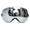Lunettes de ski de snowboard deux couches lentille UV protection anti-buée moto conduite gris