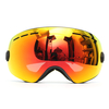 Lunettes de ski moto anti-buée protection UV double lentille hors-route snowboard cadre noir