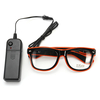 Lunettes de soleil clignotantes à LED Lunettes de fil EL Glow Party Nightculb Festival Lunettes