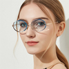 Lunettes de soleil ovales vintage pour femmes