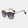 Lunettes de soleil surdimensionnées de forme carrée vintage rétro unisexe UV