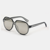 Lunettes de soleil unisexes carrées plein cadre UV