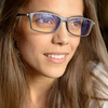 Lunettes de vue carrées Prospeck anti-bleu clair pour hommes femmes