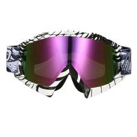 Lunettes déquitation de moto Lunettes de protection anti-buée pour lextérieur Lunettes de ski