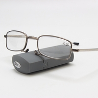 Lunettes presbytes pliables décolorées pour hommes et femmes avec des lunettes presbytes en métal confortables résistant