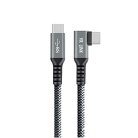 Lunettes Yiku VR Câble de données USB3.2 GEN1 3m/5m/6m/7m Oculus Quest 1/ Quest 2 Câble de diffusion en maille Coude à a
