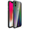 LuphieÉtuideprotectionpouriPhone XR / XS/XS Max Gradient Couleur Résistant Aux Rayures En