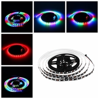 LUSTREON 1M 2M 3M 4M 5M IC non étanche UCS1903 programmable Lumière de bande programmable 60LED / M DC12V