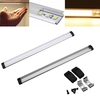 LUSTREON 30 / 50CM Support de canal en aluminium transparent laiteux blanc pour LED lampe de Cabinet de lumière de bande