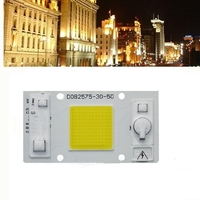 LUSTREON 30W 50W Chaud Blanc / Blanc LED COB Chip Light pour la Source de Lumière dInondation de Panneau de Downlig
