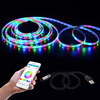 LUSTREON 45 CM Max 45 W USB Mini 4 Pins LED RGB Bluetooth bande Light APP Contrôleur DC5V