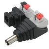 LUSTREON DC Power mâle femelle 5.5*2.1mm connecteur adaptateur prise câble pressé pour LED bandes 12V