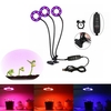 LUSTREON USB 18 W 3 Chefs Clip-sur Cultiver La Lumière Dimmable Timing Plant Lampe pour Intérieur Fleur DC5V