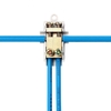 LUSTREON ZK-T1 séparateur de pince de fil de type T connecteur haute puissance 6 bornier à fil plat 1 point 2 connecteur