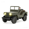 LUXINGZHE 2506-1 RTR 1/16 2.4G 4WD 1941 Willys MB for Jeep Military Truck Off-Road Climbing LED Light Alloy Body Shell M